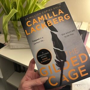 'The Gilded Cage' Book - Black and Gold Cover